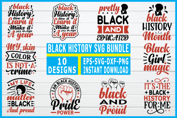 Black History Svg Bundle: A Versatile Graphics Asset for Crafts