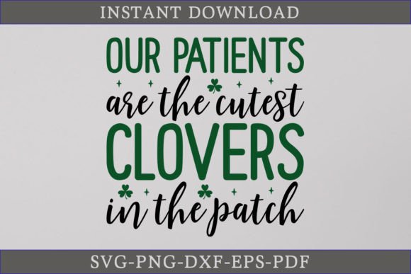 Charming Clovers: A Perfect SVG for Crafts and Graphics