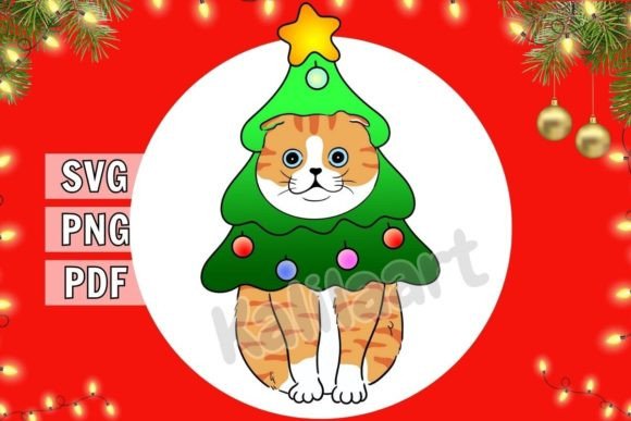 Funny Christmas Cat SVG: A Charming Addition