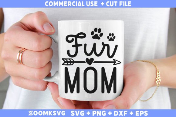 Fur Mom SVG: A Versatile Graphic for Local Business Branding