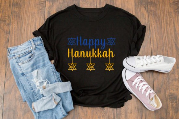 Happy Hanukkah SVG Design for Crafts and Graphics