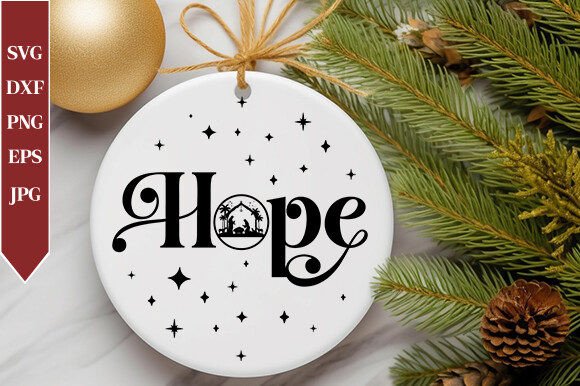 Hope Nativity SVG: A Versatile Design for Holiday Embroidery