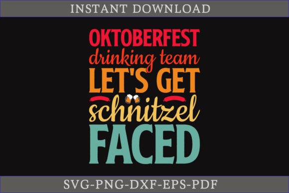 Oktoberfest Drinking Team SVG for Crafts and Graphics
