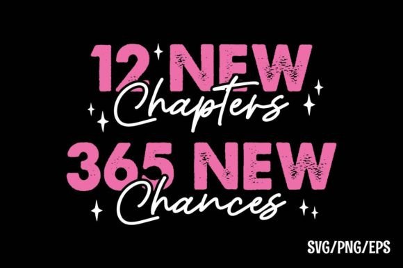 Pink New Year Quote SVG for Graphics and Crafts