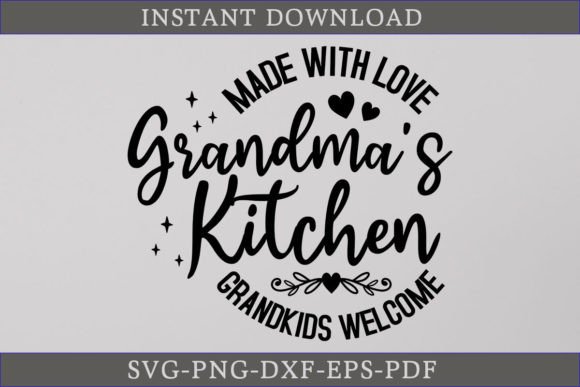 Review: Made with Love Grandma's Kitchen SVG for Crafts