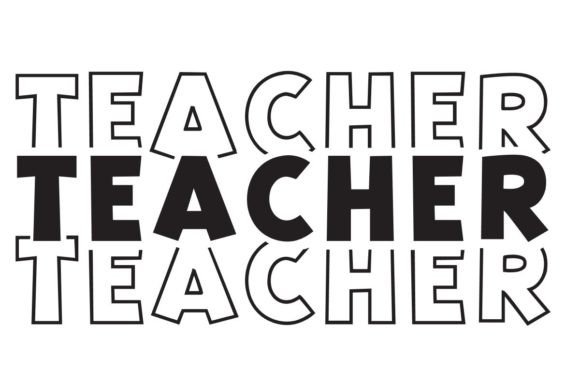 Teacher Stacked SVG: A Perfect Fit for Creative Crafts