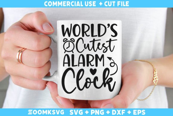 World's Cutest Alarm Clock SVG, PNG for Creative Crafts